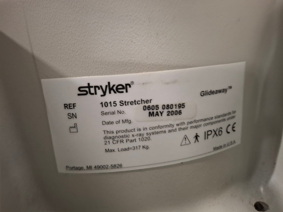 Stryker 1015 Big Wheel Glideaway Stretcher