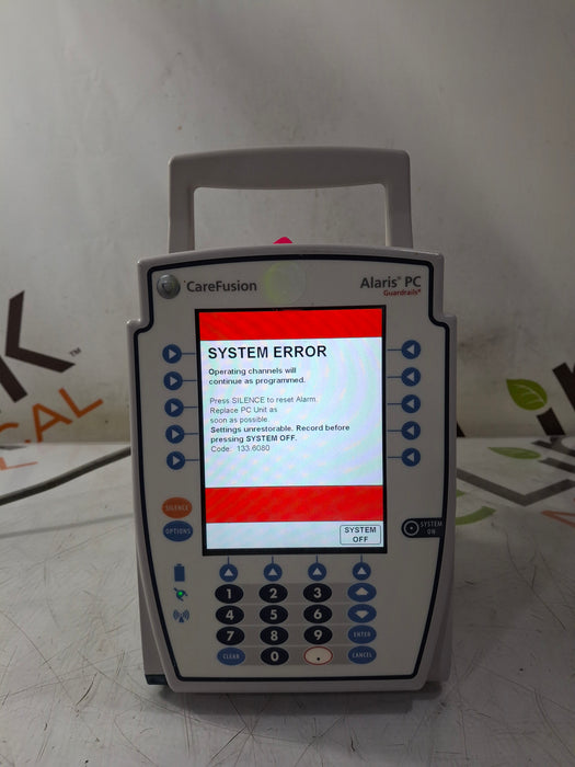 CareFusion Alaris 8015 Large Screen POC Infusion Pump