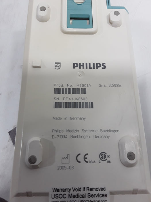 Philips M3001A-A01C06 Fast SpO2, NIBP, ECG, Temp, IBP MMS Module
