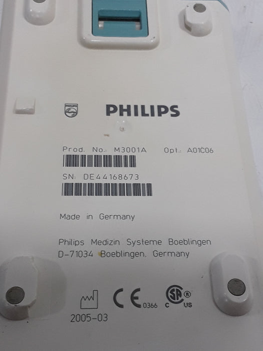 Philips M3001A-A01C06 Fast SpO2, NIBP, ECG, Temp, IBP MMS Module