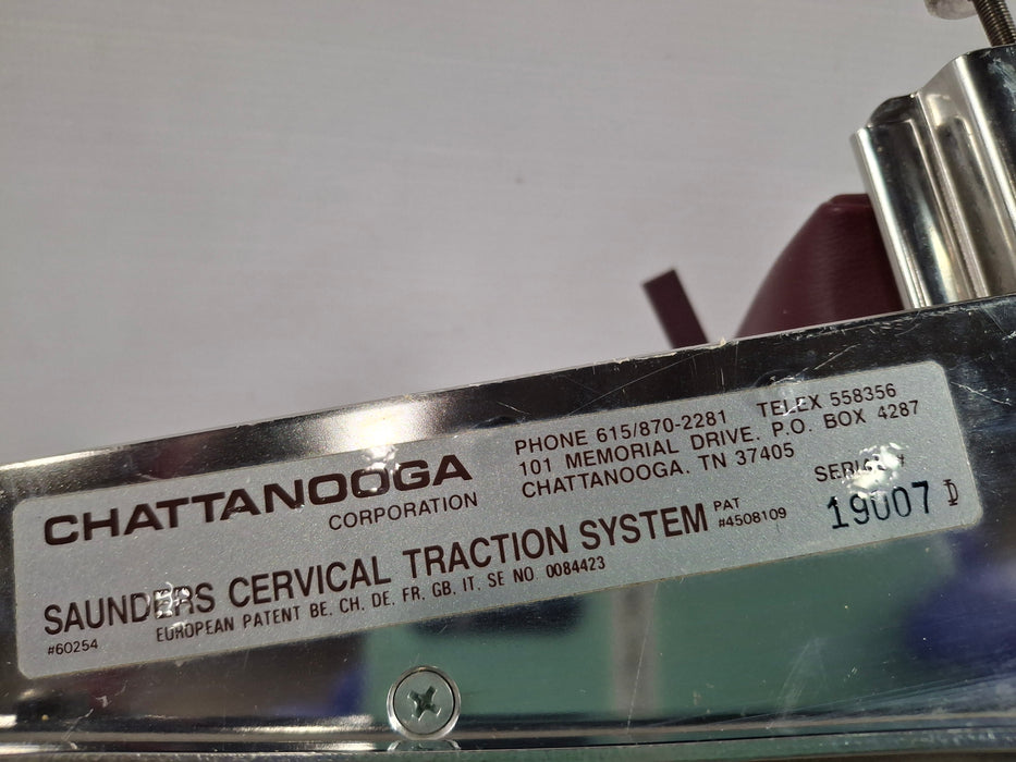 Chattanooga Group 60254 Saunders Cervical Traction System