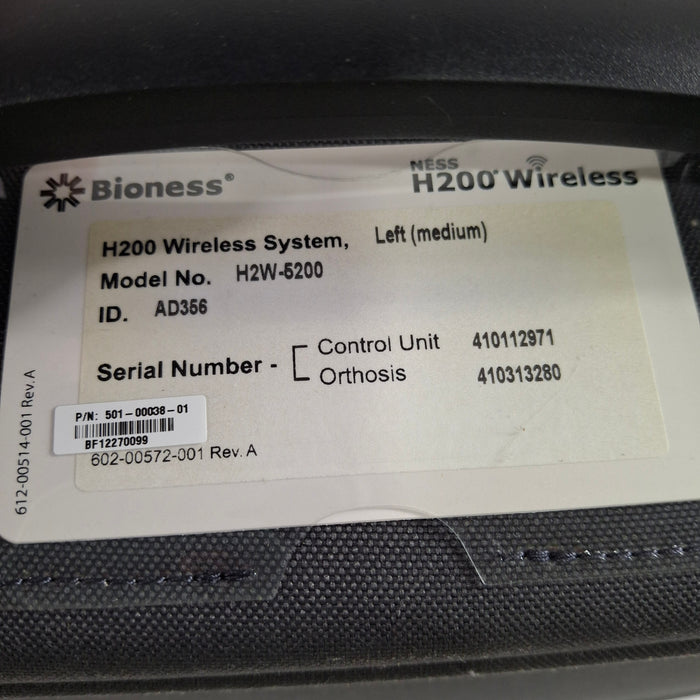 Bioness Inc H200 Left (Medium) Wireless System Kit