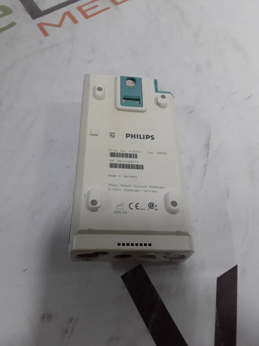 Philips M3001A-A01C06 Fast SpO2, NIBP, ECG, Temp, IBP MMS Module