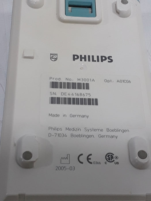 Philips M3001A-A01C06 Fast SpO2, NIBP, ECG, Temp, IBP MMS Module