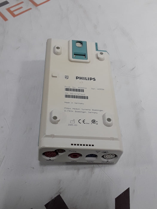 Philips M3001A-A01C06 Fast SpO2, NIBP, ECG, Temp, IBP MMS Module
