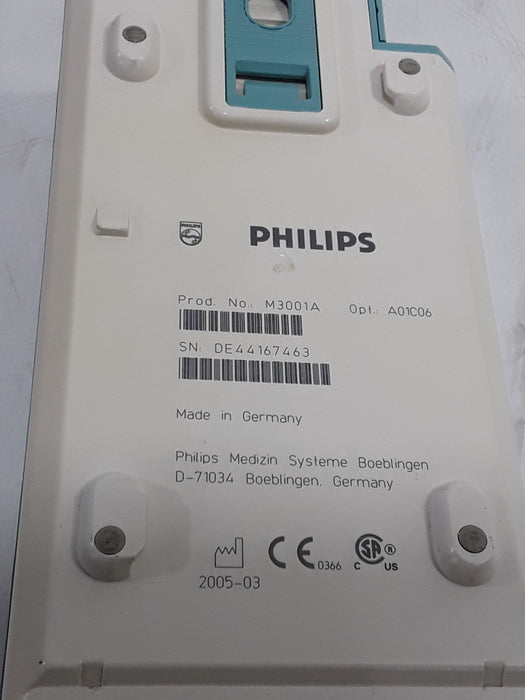 Philips M3001A-A01C06 Fast SpO2, NIBP, ECG, Temp, IBP MMS Module