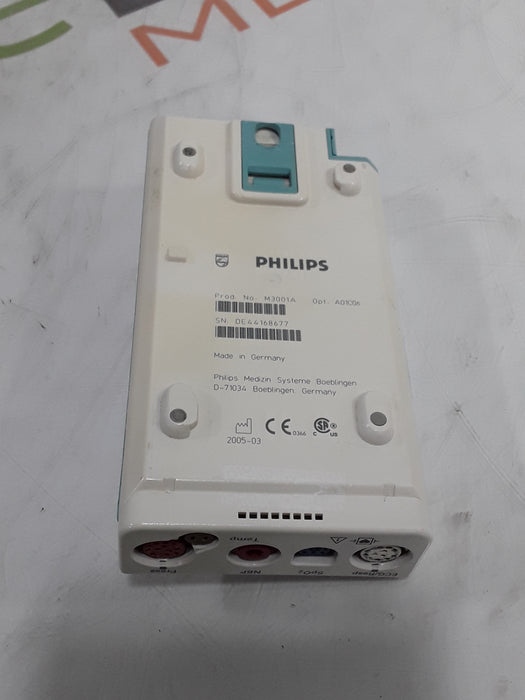 Philips M3001A-A01C06 Fast SpO2, NIBP, ECG, Temp, IBP MMS Module