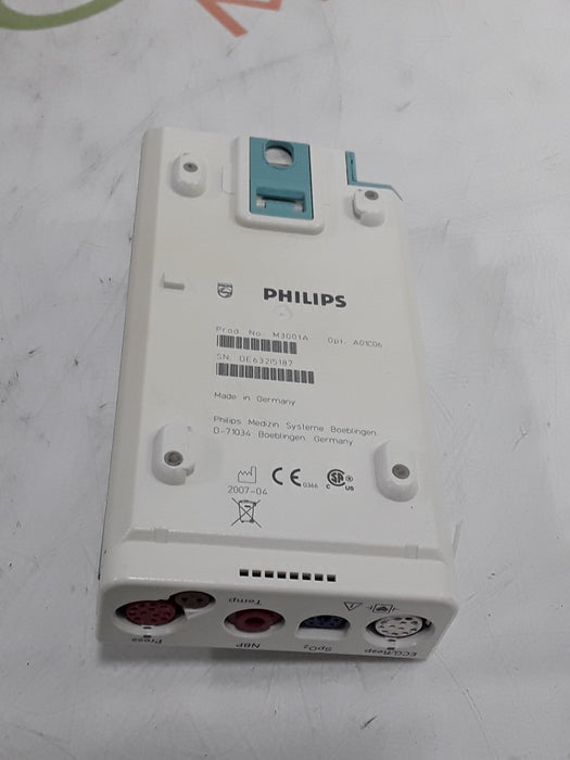 Philips M3001A-A01C06 Fast SpO2, NIBP, ECG, Temp, IBP MMS Module