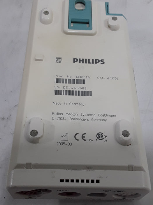 Philips M3001A-A01C06 Fast SpO2, NIBP, ECG, Temp, IBP MMS Module
