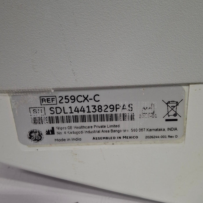 GE Healthcare Corometrics 250cx Series Model 259cx-c Fetal Monitor