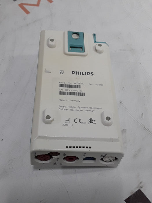 Philips M3001A-A01C06 Fast SpO2, NIBP, ECG, Temp, IBP MMS Module