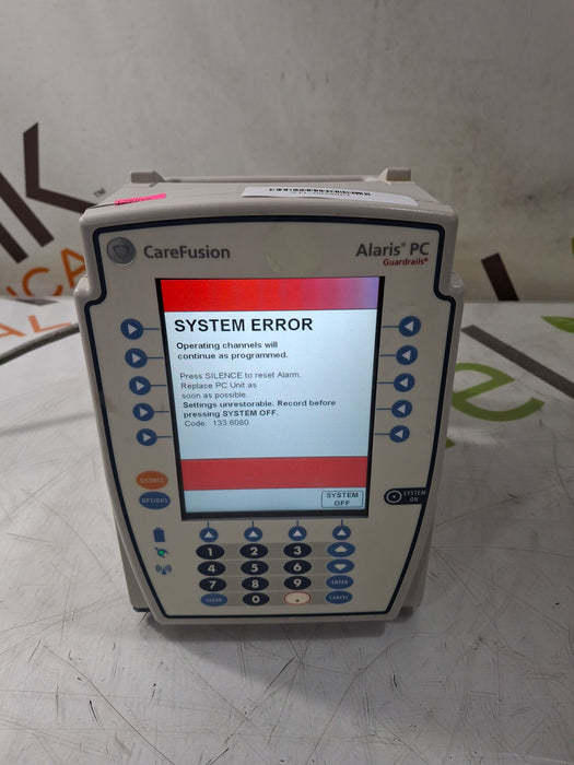 CareFusion Alaris 8015 Large Screen POC Infusion Pump