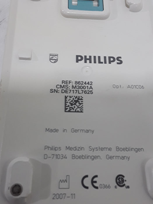 Philips M3001A-A01C06 Fast SpO2, NIBP, ECG, Temp, IBP MMS Module