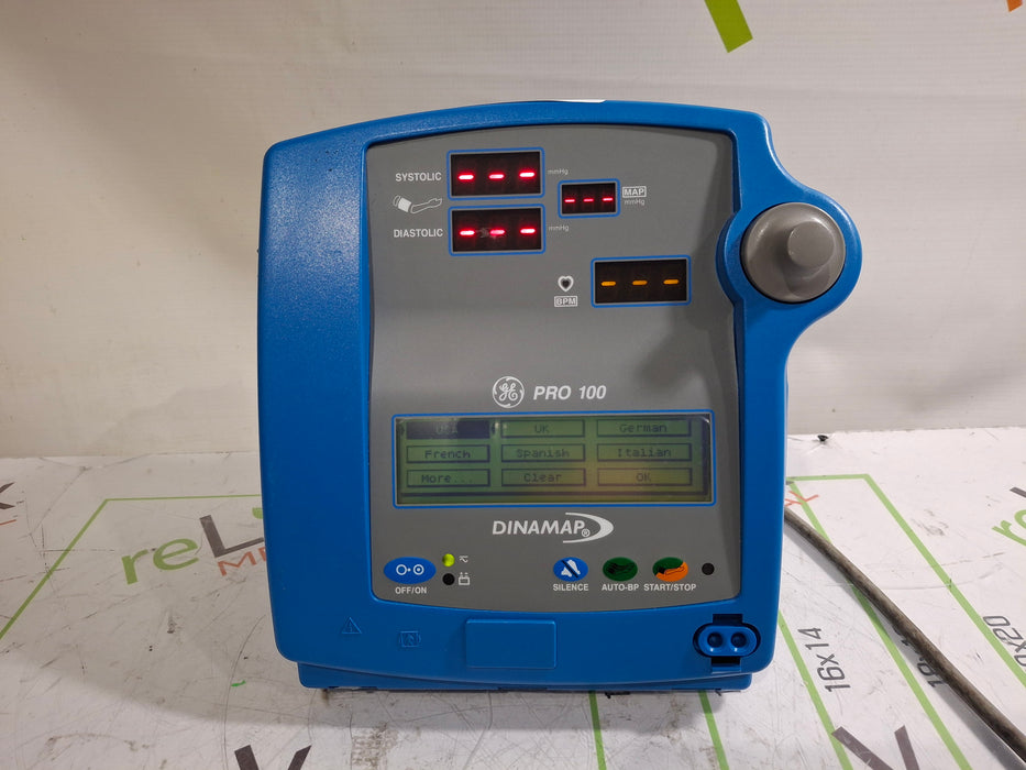 GE Healthcare Dinamap Pro 100 Vital Signs Monitor