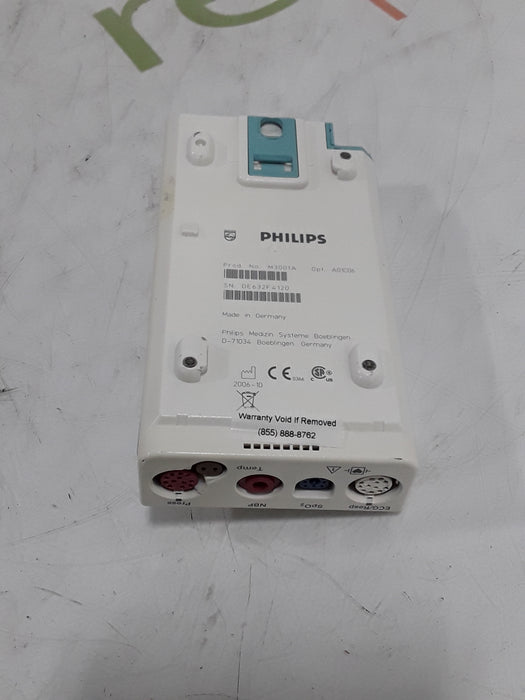 Philips M3001A-A01C06 Fast SpO2, NIBP, ECG, Temp, IBP MMS Module