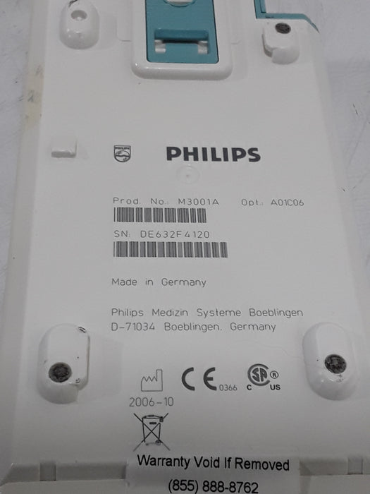 Philips M3001A-A01C06 Fast SpO2, NIBP, ECG, Temp, IBP MMS Module