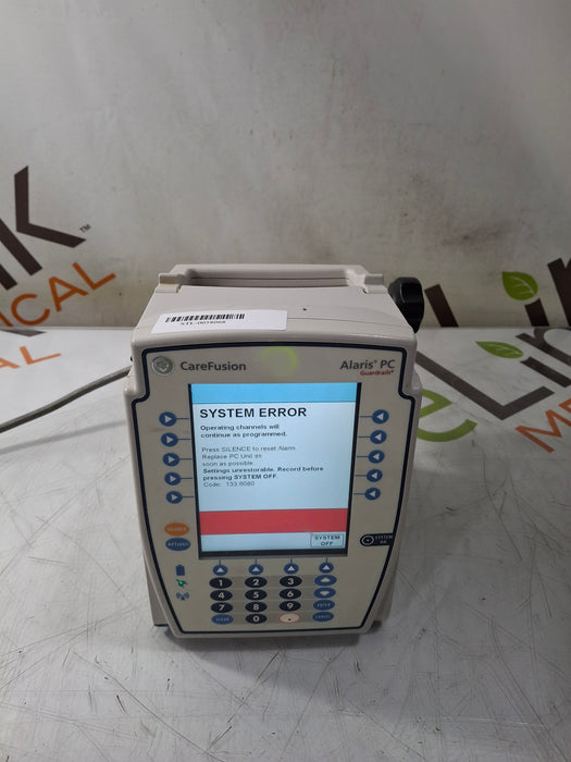 CareFusion Alaris 8015 Large Screen POC Infusion Pump