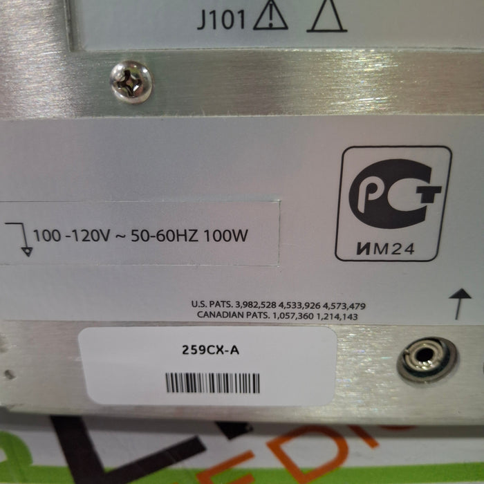 GE Healthcare Corometrics 250cx Series Model 259cx-a Fetal Monitor