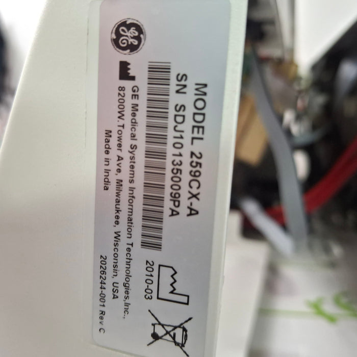 GE Healthcare Corometrics 250cx Series Model 259cx-a Fetal Monitor