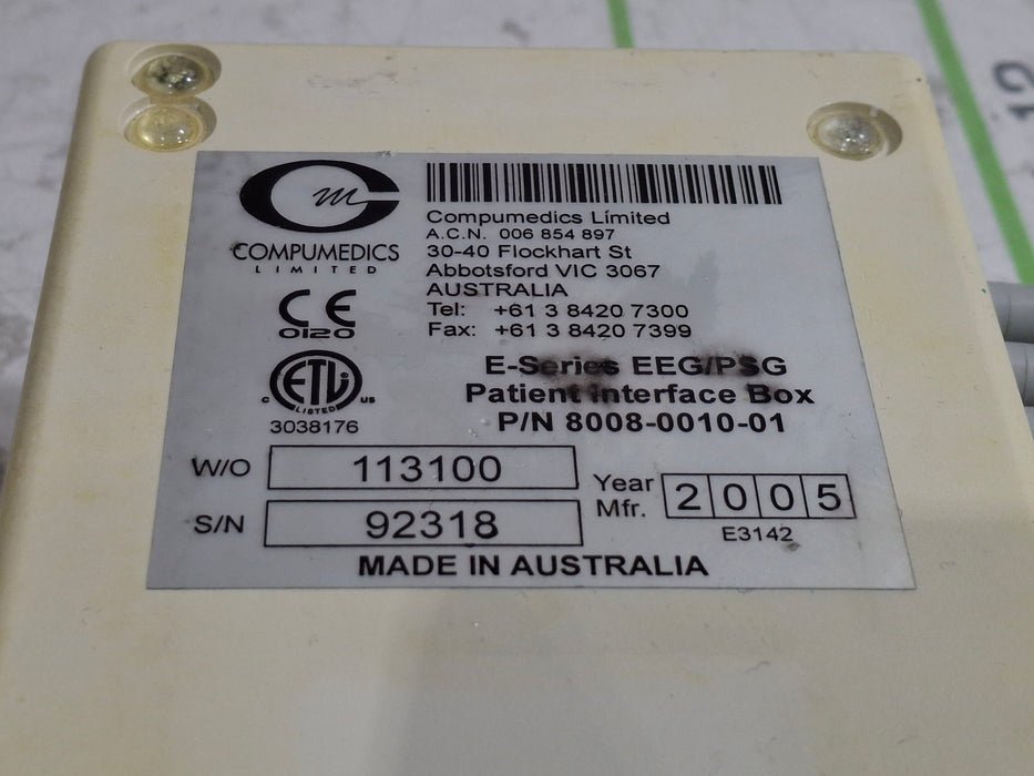 Compumedics 8008-0010-01 EEG/PSG Patient Interface/Amplifier