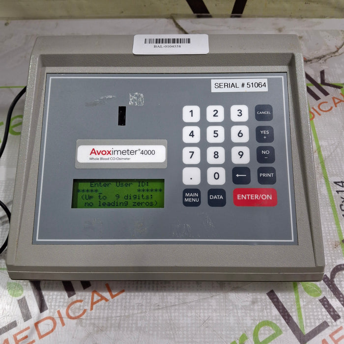 A-Vox Systems, Inc. Avoximeter 4000 Rapid, Accurate CO-Oximetry Assessment