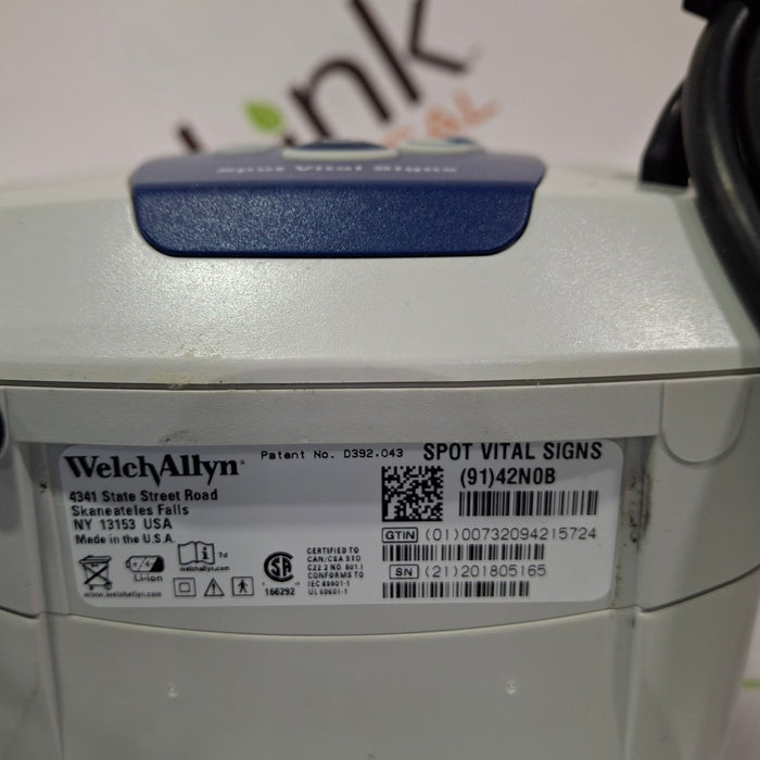 Welch Allyn Spot 420 - NIBP, Nellcor SpO2 Vital Signs Monitor