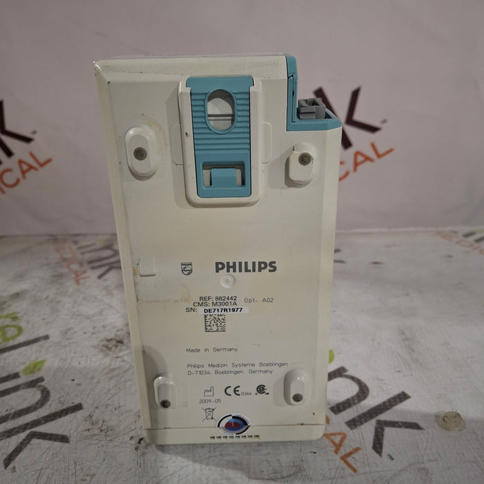 Philips M3001A-A02 OxiMax SpO2, NIBP, ECG MMS Module