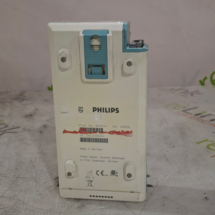 Philips M3001A-A03C06 Masimo SpO2, NIBP, ECG, Temp, IBP MMS Module