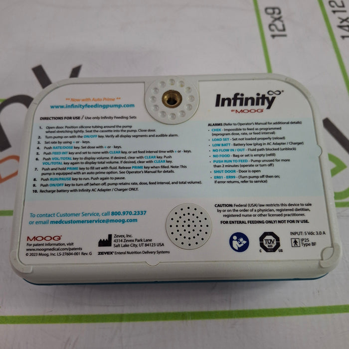 Moog Medical Infinity Enteral Feeding Pump