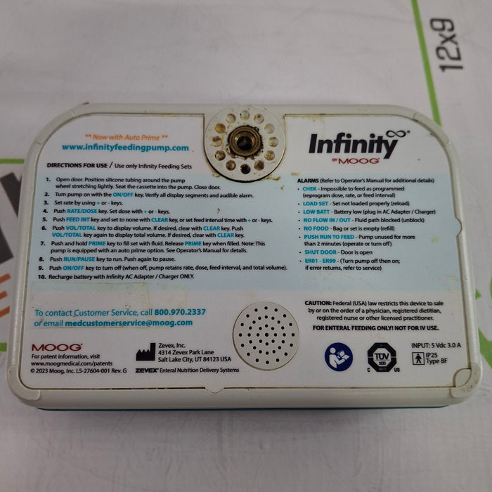 Moog Medical Infinity Enteral Feeding Pump