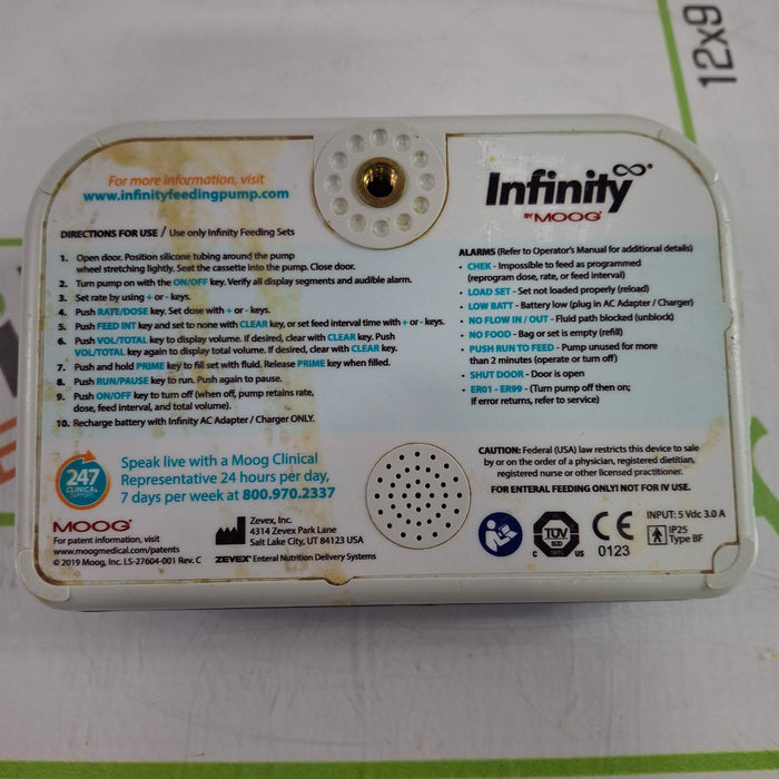 Moog Medical Infinity Enteral Feeding Pump