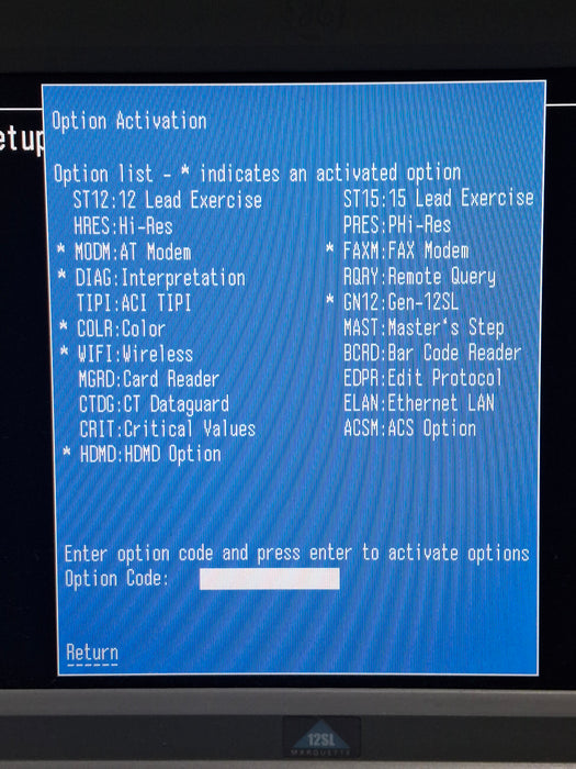 GE Healthcare MAC 5500 HD ECG with CAM Module