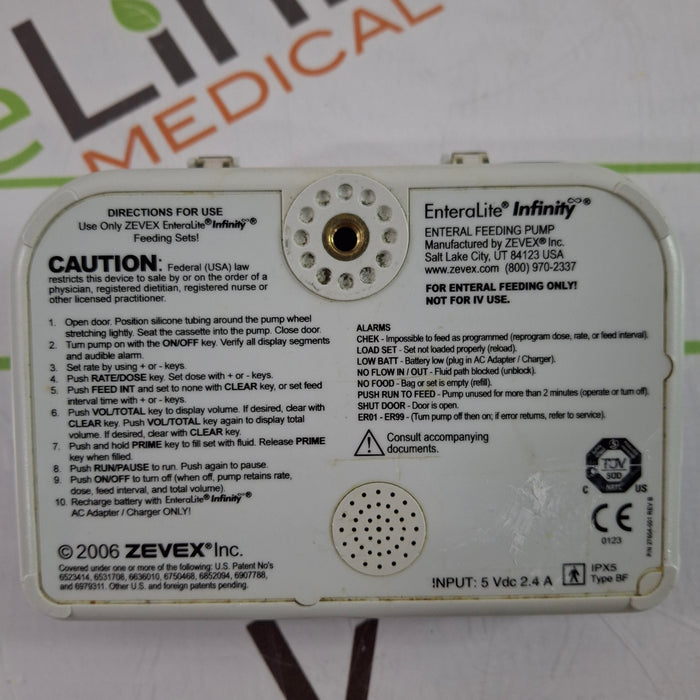 Moog Medical Enteralite Infinity Enteral Feeding Pump