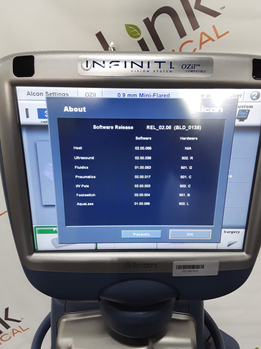 Alcon Laboratories Inc Alcon Laboratories Inc VideOverlay Infiniti Vision System Ophthalmology reLink Online