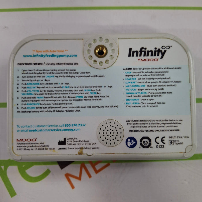 Moog Medical Infinity Enteral Feeding Pump