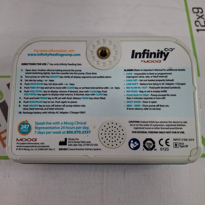 Moog Medical Infinity Enteral Feeding Pump
