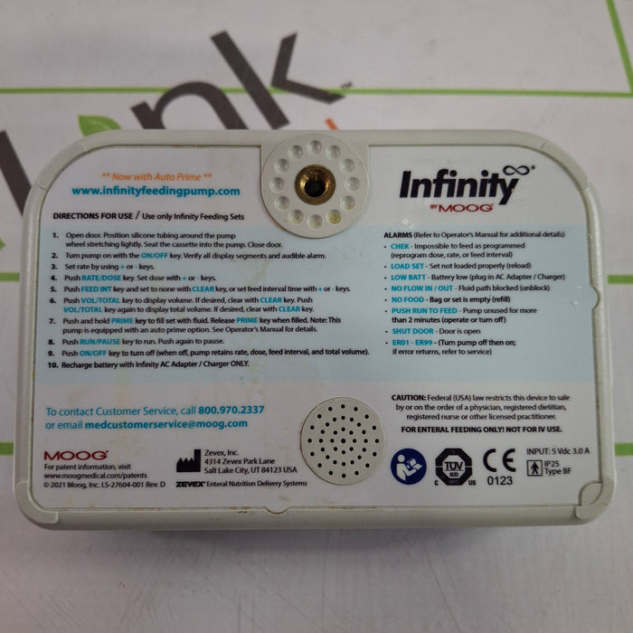 Moog Medical Infinity Enteral Feeding Pump
