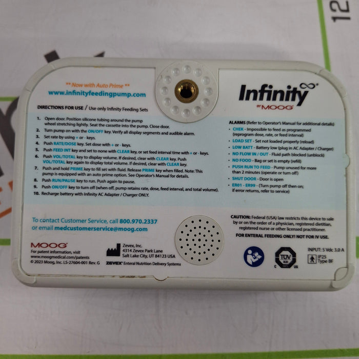 Moog Medical Infinity Enteral Feeding Pump