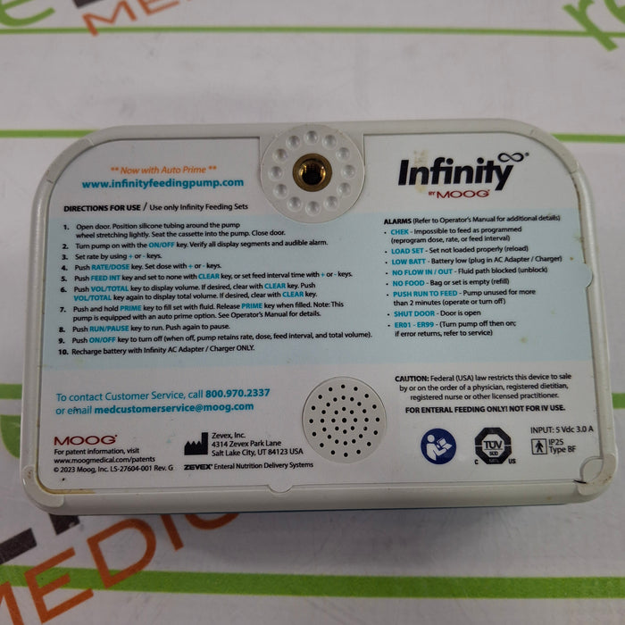 Moog Medical Infinity Enteral Feeding Pump