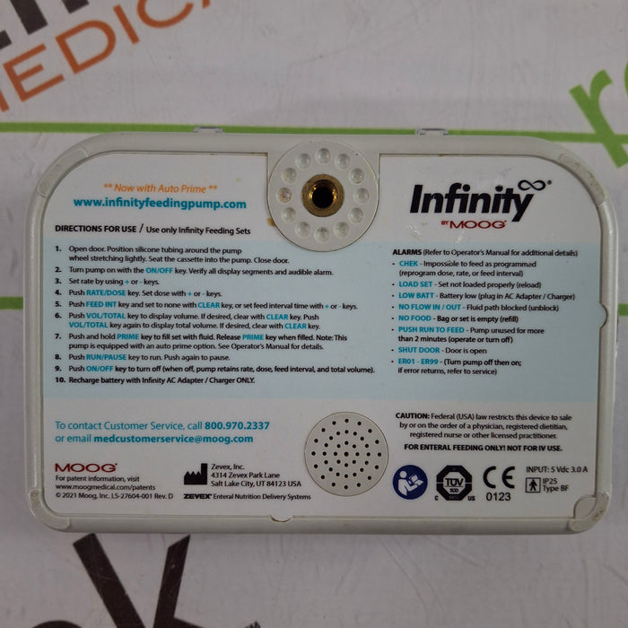 Moog Medical Infinity Enteral Feeding Pump