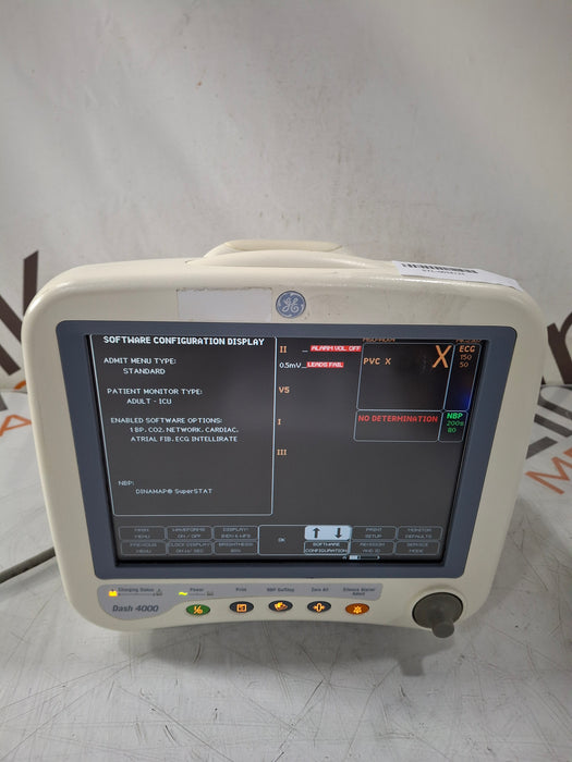 GE Healthcare Dash 4000 - Masimo SpO2 Patient Monitor