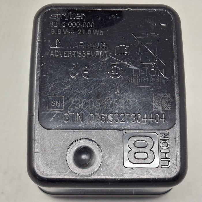 Stryker 8215-000-000 System 8 Large Battery