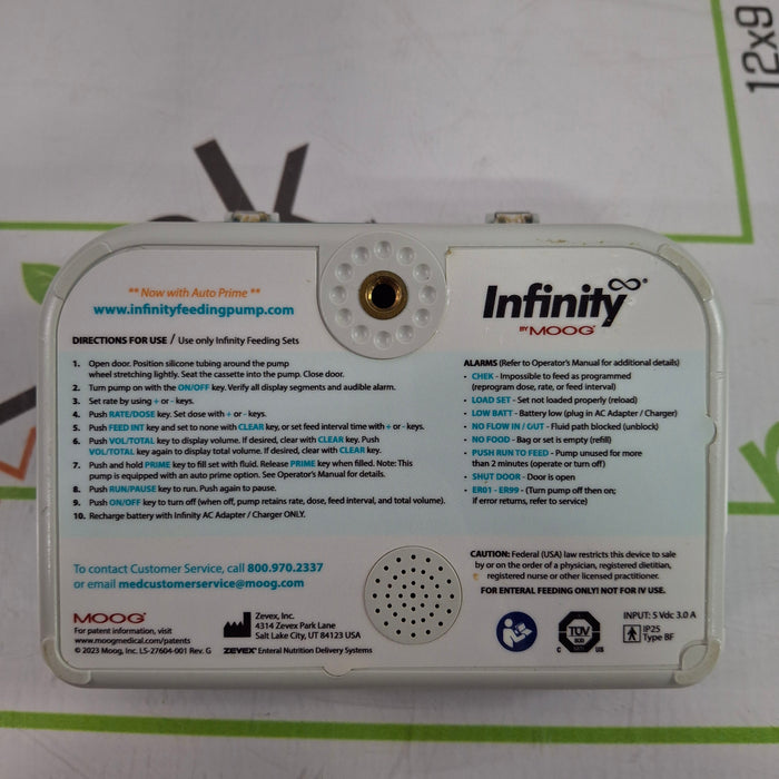 Moog Medical Infinity Enteral Feeding Pump