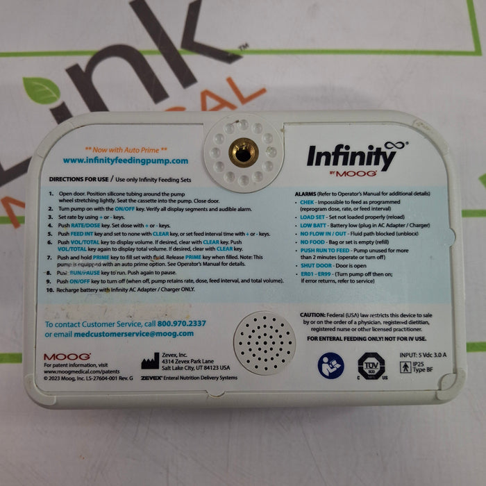 Moog Medical Infinity Enteral Feeding Pump