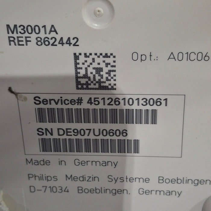 Philips M3001A-A01C06 Fast SpO2, NIBP, ECG, Temp, IBP MMS Module