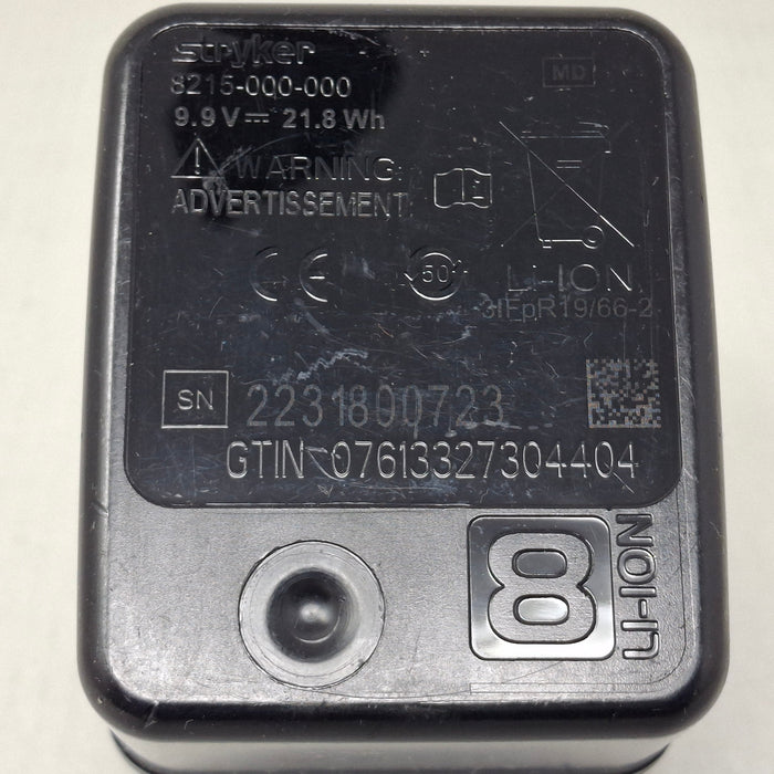 Stryker 8215-000-000 System 8 Large Battery