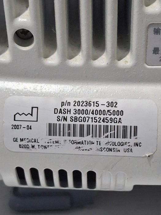 GE Healthcare Dash 5000 - Masimo SpO2 Patient Monitor