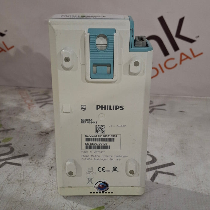 Philips M3001A-A03C06 Masimo SpO2, NIBP, ECG, Temp, IBP MMS Module
