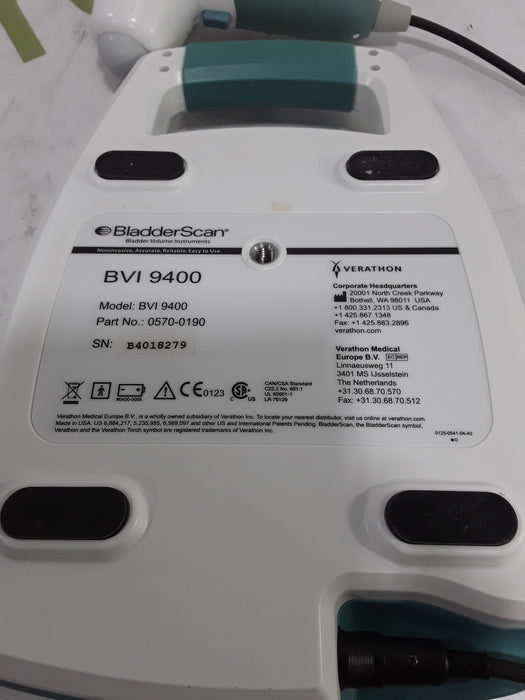 Verathon Medical, Inc BVI 9400 Bladderscan