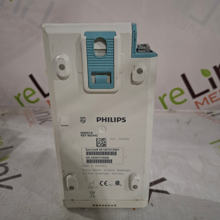 Philips M3001A-A03C06 Masimo SpO2, NIBP, ECG, Temp, IBP MMS Module